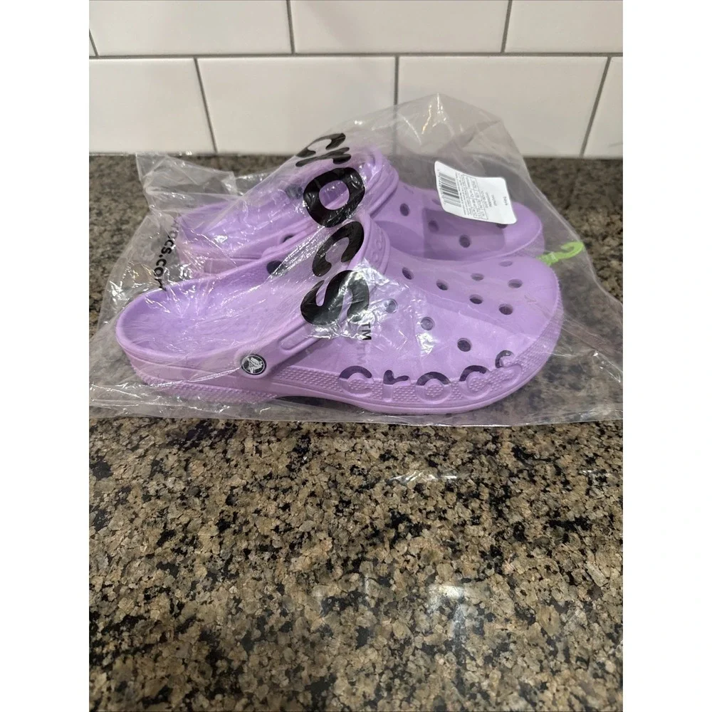 Crocs Adult Baya Clogs Men 12 / Women 14 Orchid‎ Color